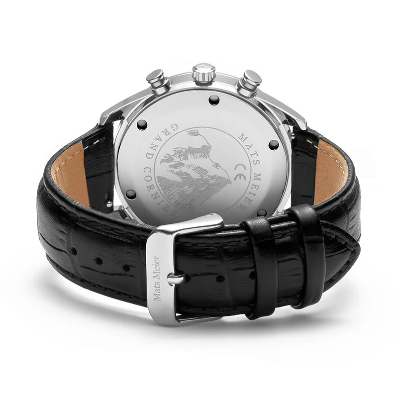 Mats Meier Grand Cornier herren Uhr Schwarz MM00106