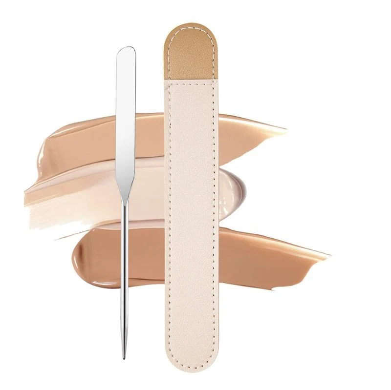Make-up Spatel – Edelstahl für Foundation & Creme