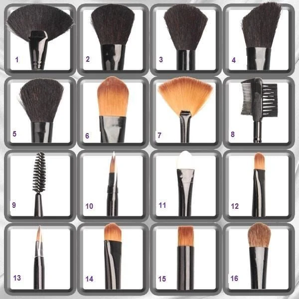 Technique PRO Make-up Pinsel Set – 32-teilig mit Tasche