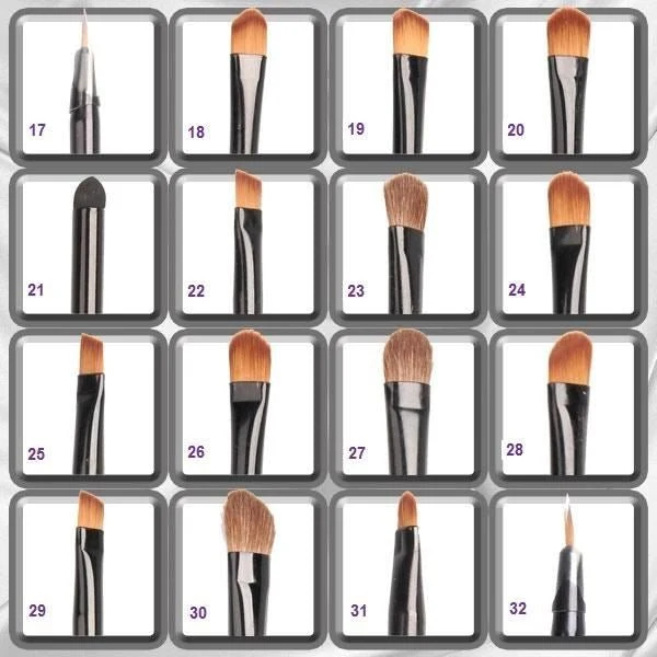 Technique PRO Make-up Pinsel Set – 32-teilig mit Tasche