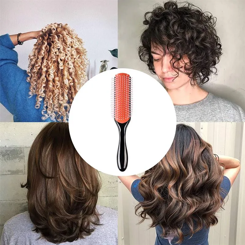 TBC Nylon Haarbürste für lockiges Haar – Klein