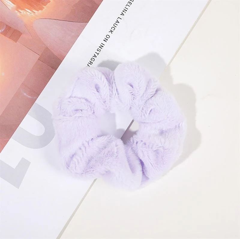 Scrunchie – SOHO Lila Faux Pelz