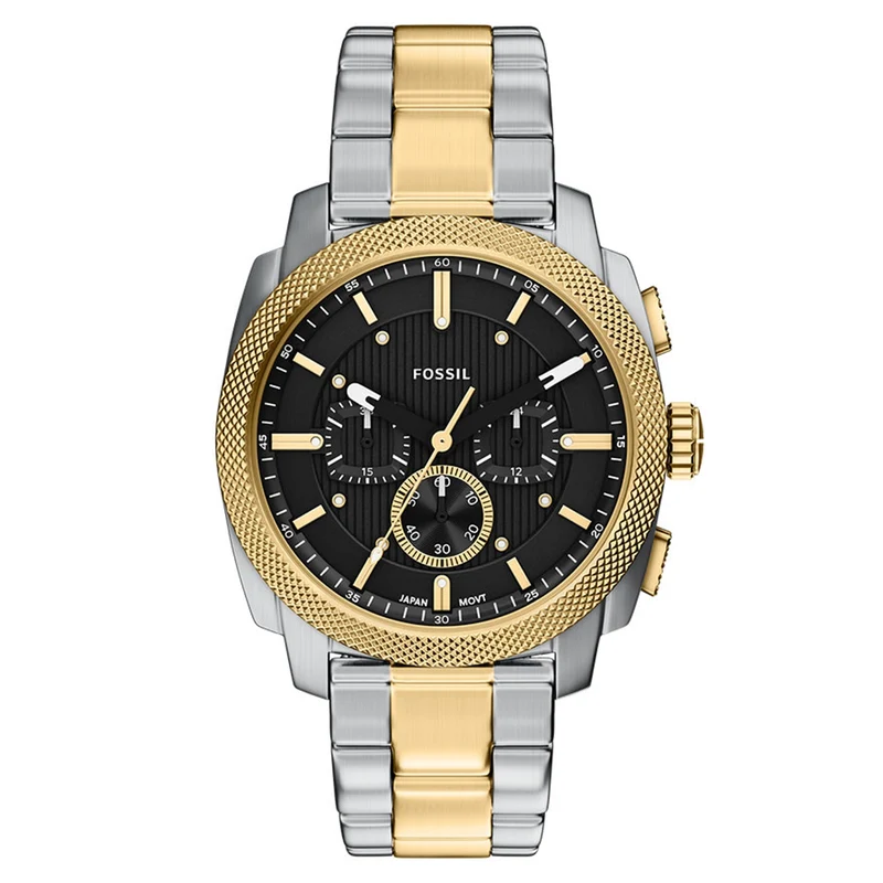 Fossil Machine Round Black Dial Watch FS6159