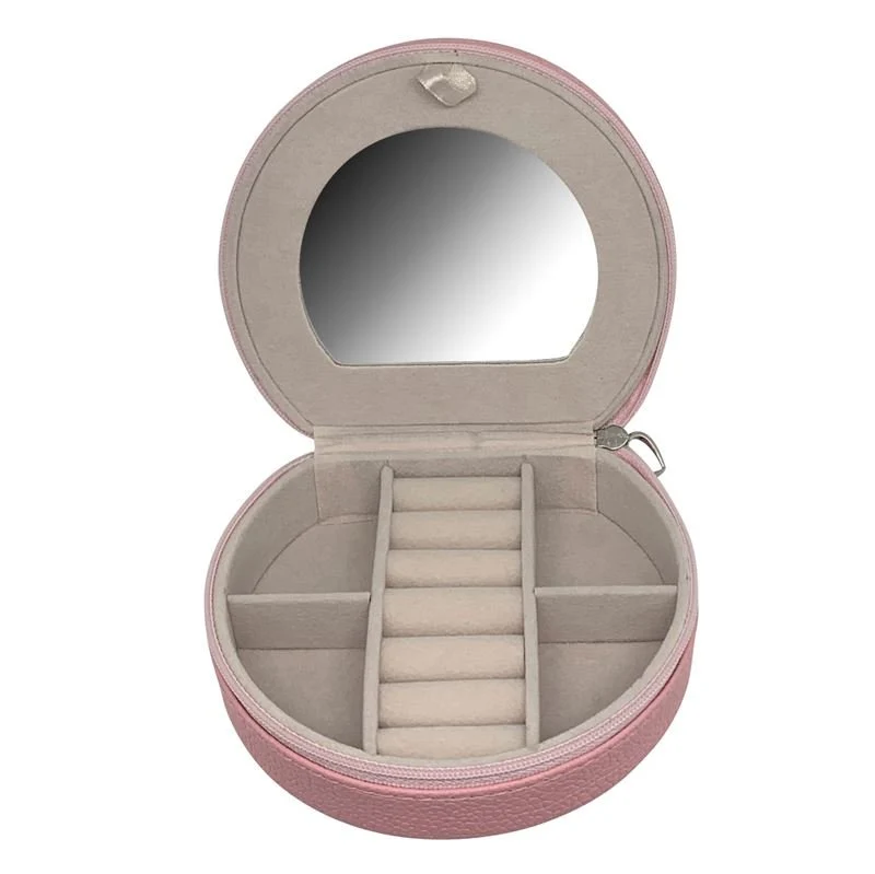 Schmuckkästchen – UNIQ Mini aus Leder in pink