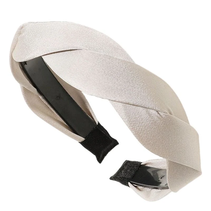 Haarreif SOHO Faina – beige Satin-Look