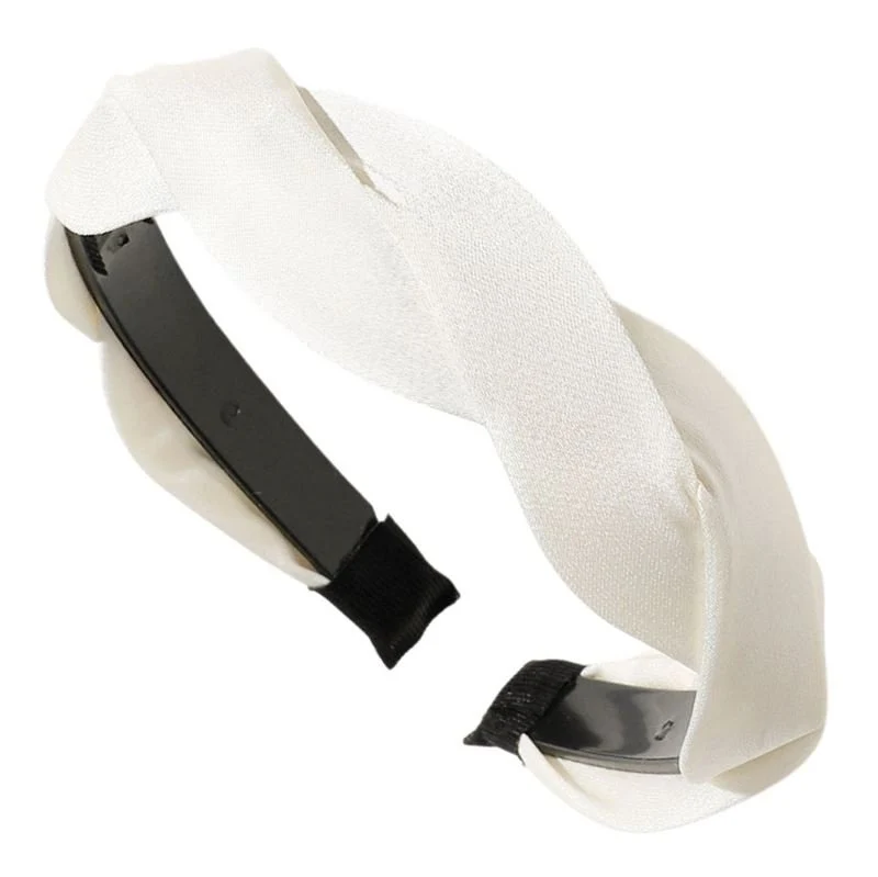 Haarreif mit Twist-Design – Weiß – SOHO Faina