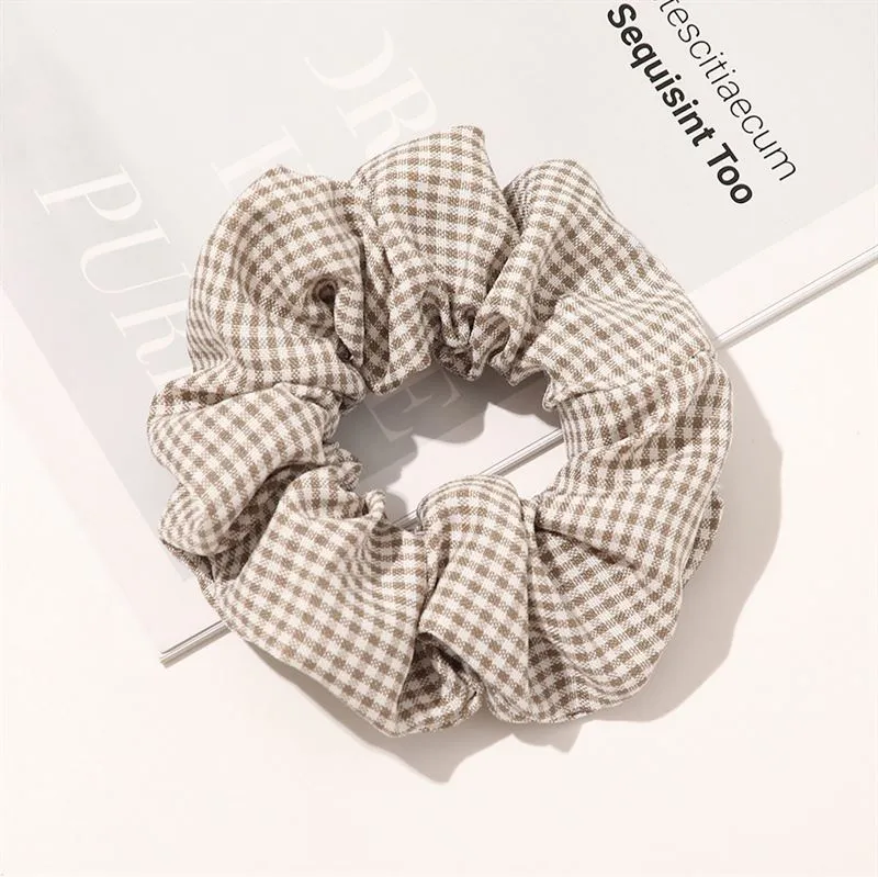 Scrunchie SOHO Camilla – Latte Baumwolle