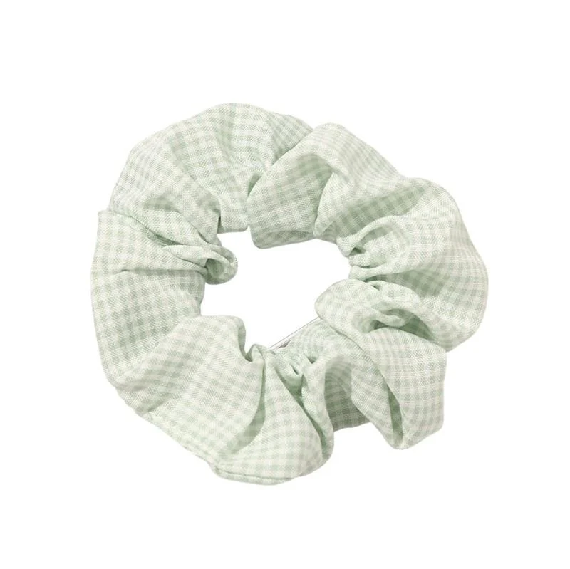 Scrunchie – SOHO Camilla Grün-Weiß