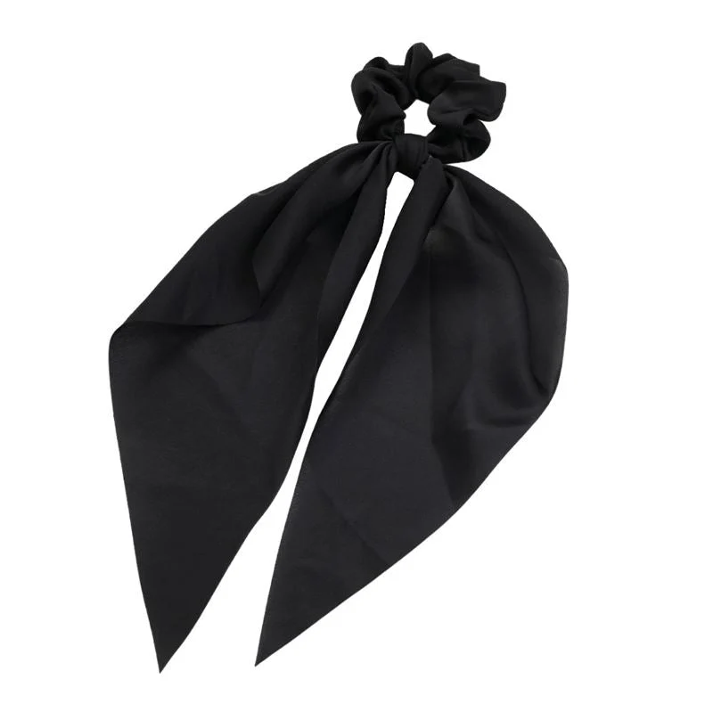 Chris Rubin Giana Scrunchie mit Schal - Schwarz