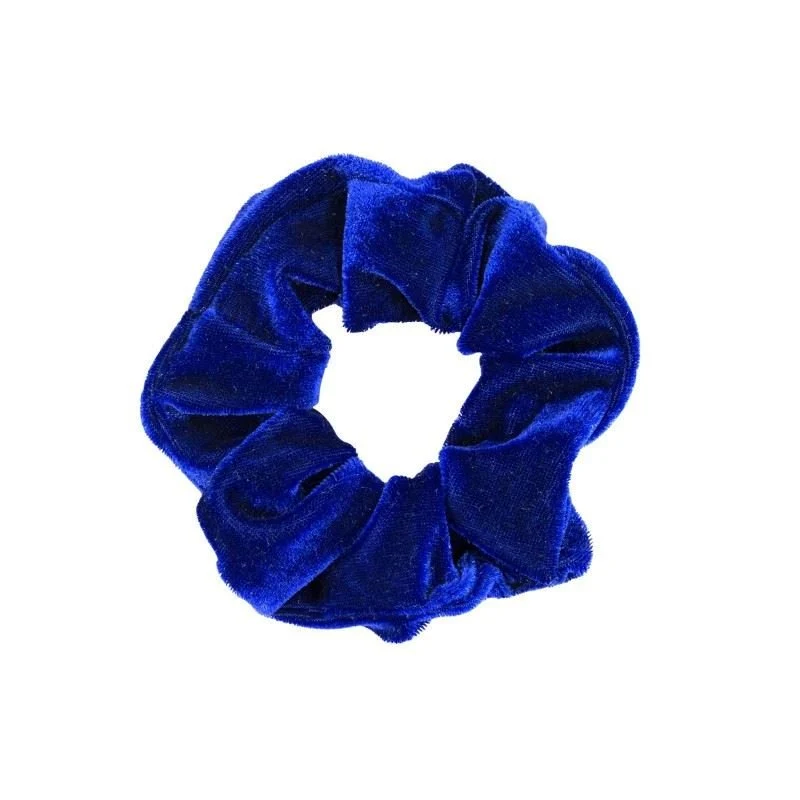Scrunchie – Velour in Königsblau