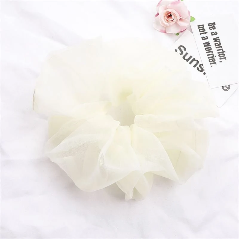 Scrunchie XL – Weiß – SOHO Sola