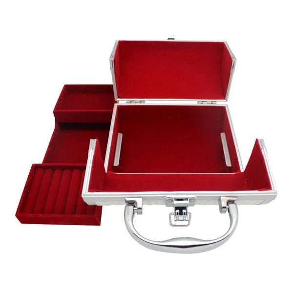 Schmuckkästchen – UNIQ Beauty Case aus Aluminium, Schwarz