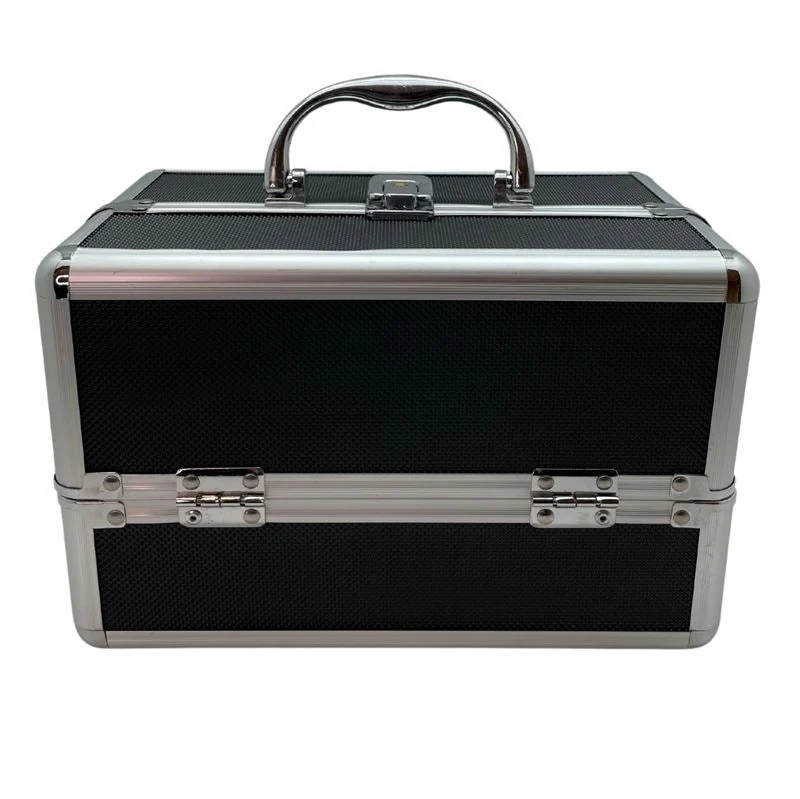 UNIQ Beauty Box / Aluminium Schmuckschatulle, schwarz
