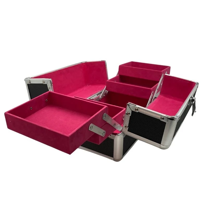 UNIQ Beauty Box / Aluminium Schmuckschatulle, schwarz