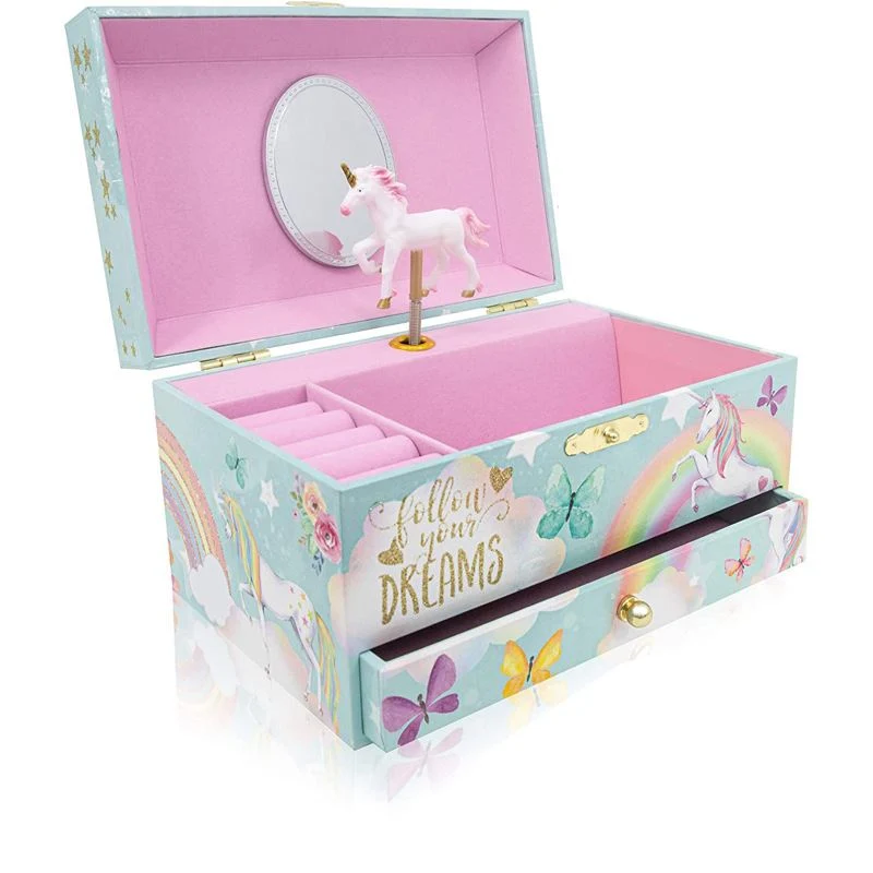 Schmuckkästchen für Kinder – Einhorn & Ballerina mit Musik