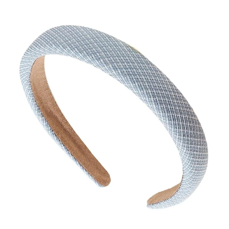 Haarreif mit Argyle-Muster – Blau