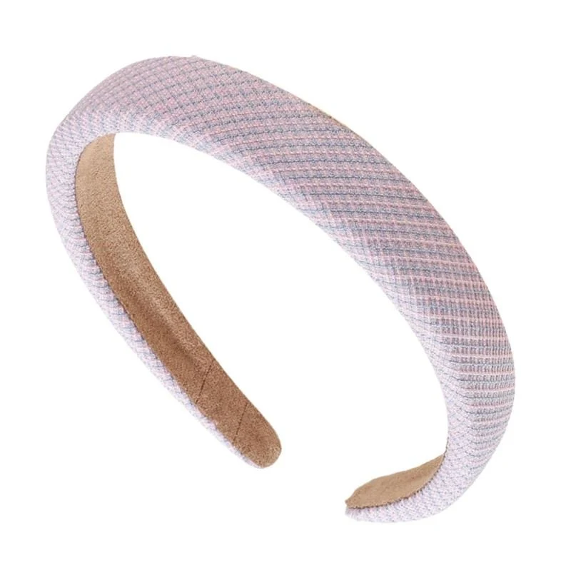 Haarreif SOHO Alayna mit Argyle-Muster in Rosa und Blau
