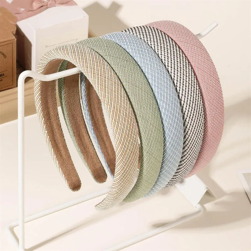 Haarreif SOHO Alayna mit Argyle-Muster in Rosa und Blau