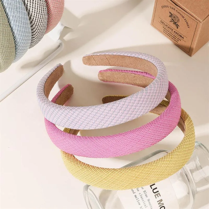 SOHO Alayna Haarreif – rosa mit Argyle-Muster