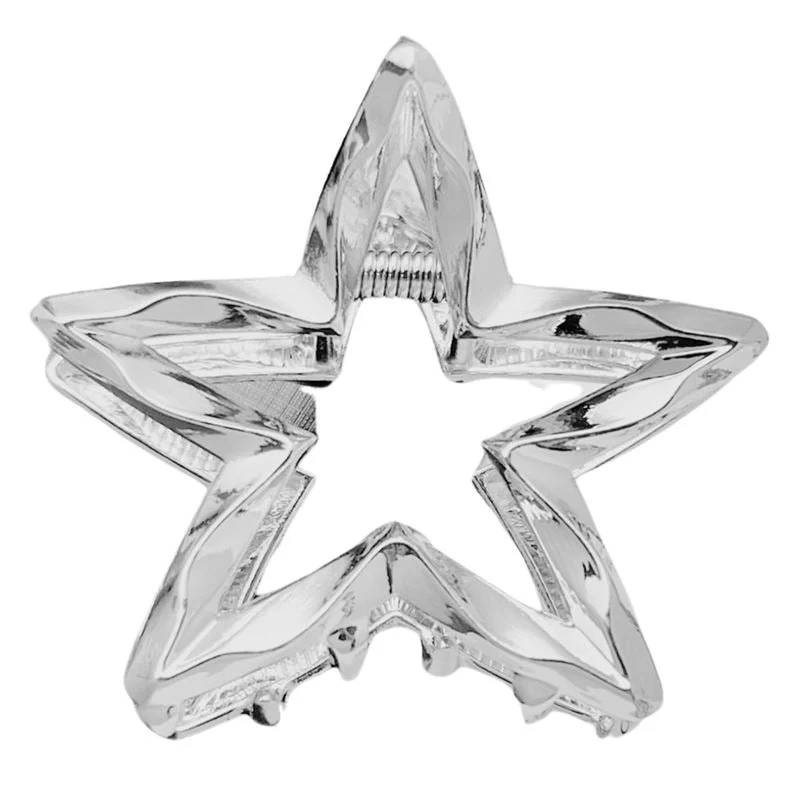 SOHO Star Metall Haarklammer - Silber