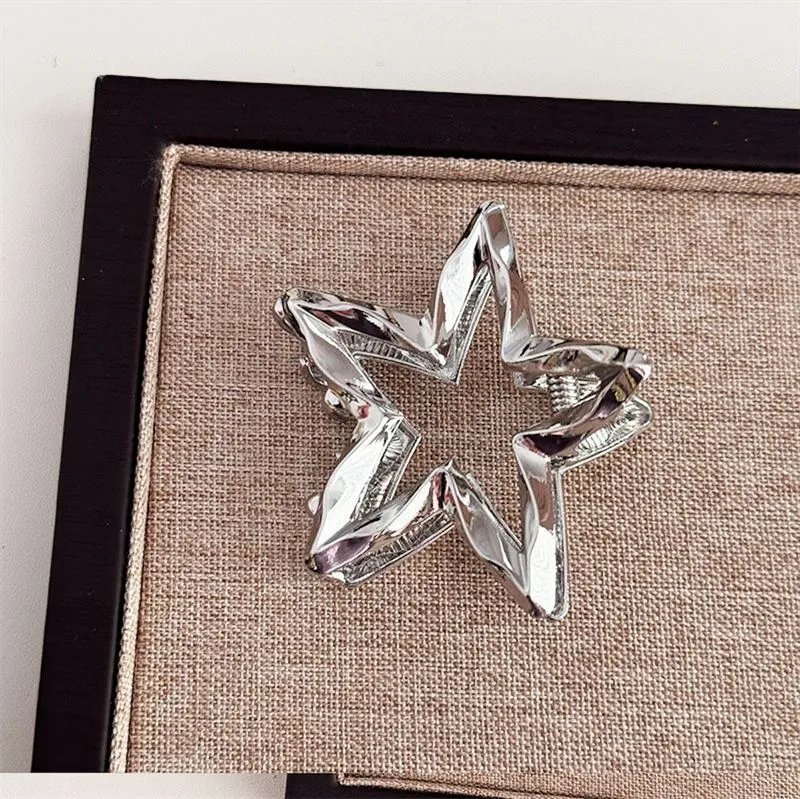 SOHO Star Metall Haarklammer - Silber