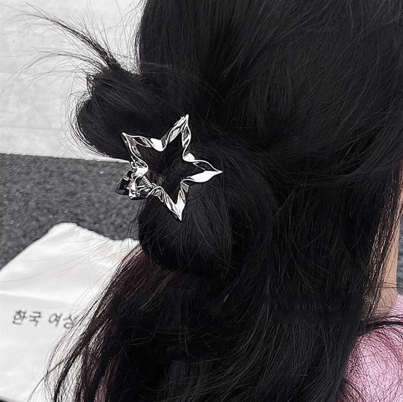 SOHO Star Metall Haarklammer - Silber