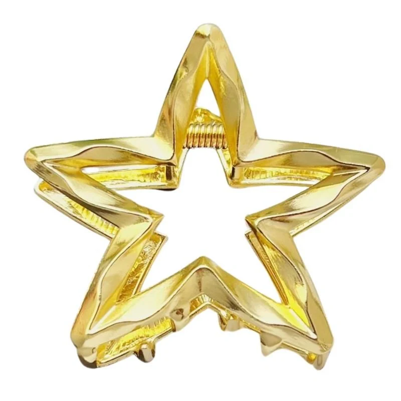 SOHO Stern Metall Haarklammer - Gold