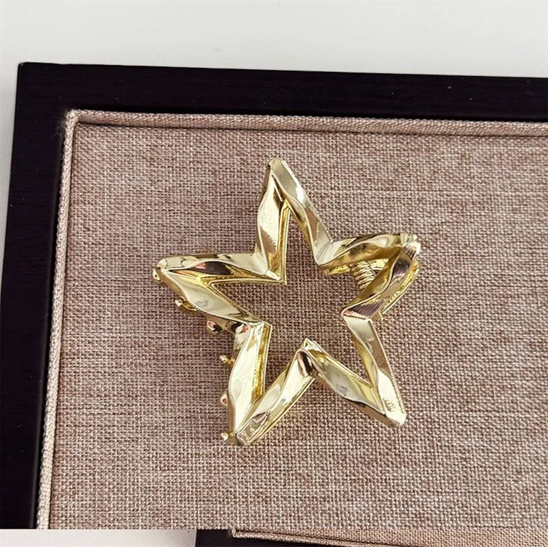 SOHO Stern Metall Haarklammer - Gold
