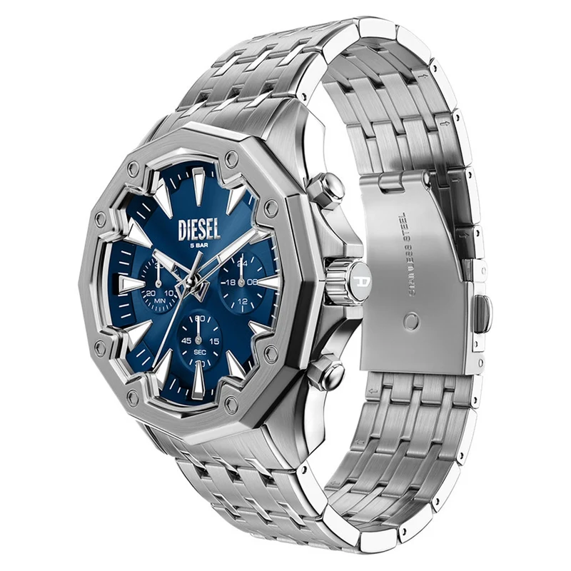 Diesel Stinger Round Blue Dial Watch DZ4706