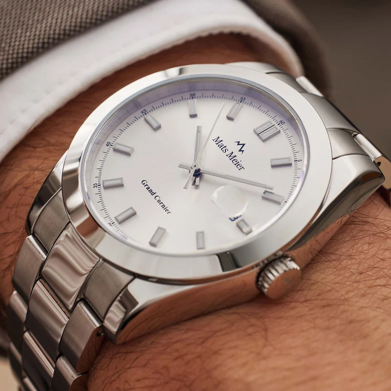 Mats Meier Grand Cornier herren Uhr Silber MM00513