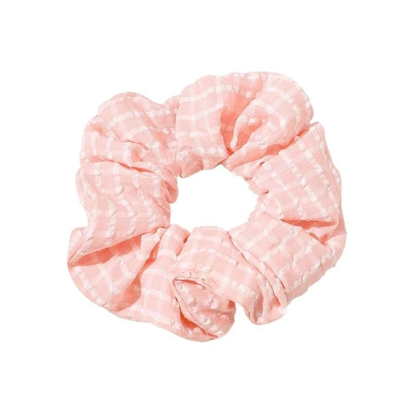 Scrunchie SOHO Rikke – pink und Weiß