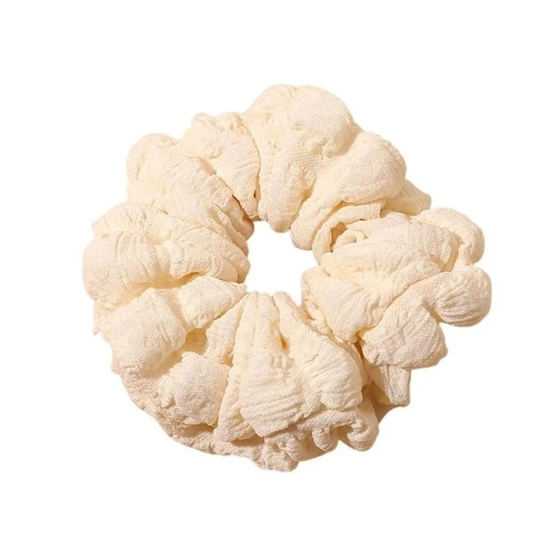 Scrunchie SOHO Jocie – Voluminös aus Baumwolle Cream