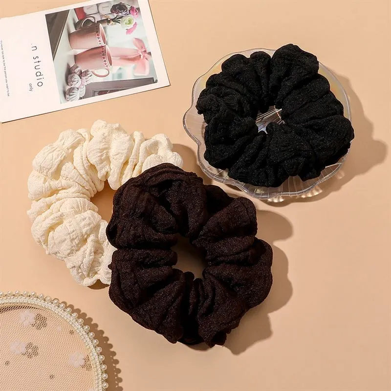 Scrunchie SOHO Jocie – Voluminös aus Baumwolle Cream