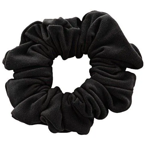 Scrunchie - Velours & Gummi - Schwarz
