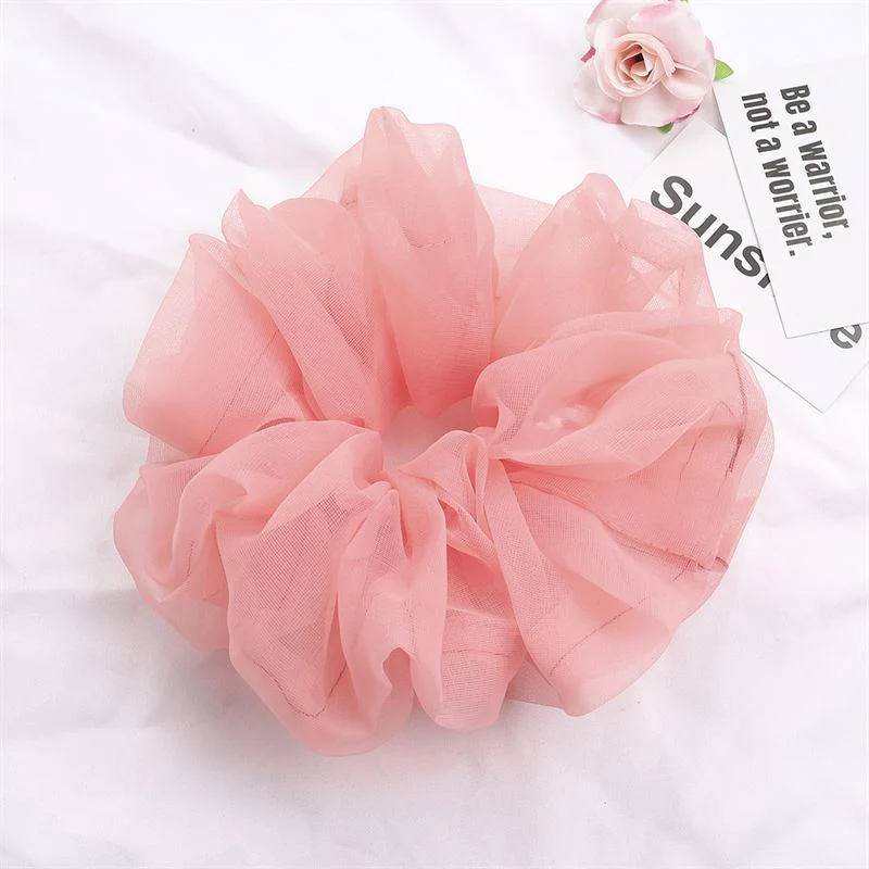 Scrunchie XL – Organza Wassermelone – SOHO
