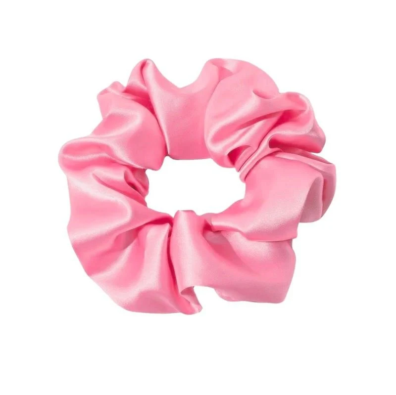 Scrunchie aus Satin – pink von SOHO