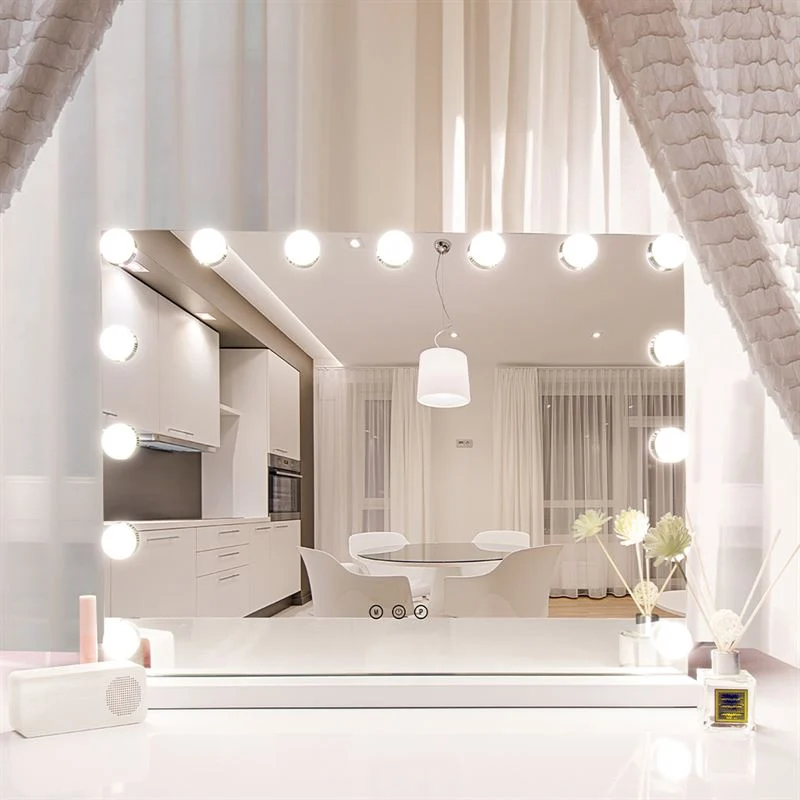 Schminkspiegel Hollywood – LED Beleuchtung & Touch – Weiß UNIQ