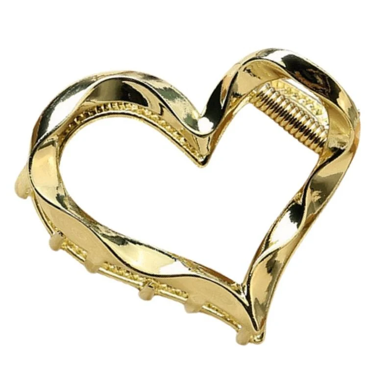 SOHO Herz Metall Haarklammer - Gold