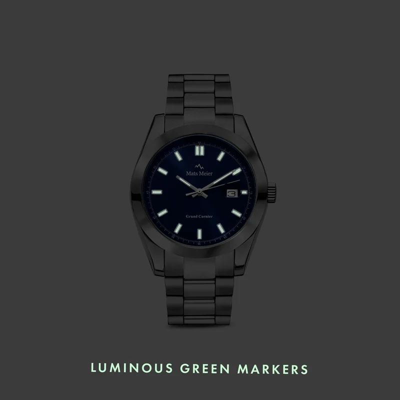 Mats Meier Grand Cornier herren Uhr Silber MM00518