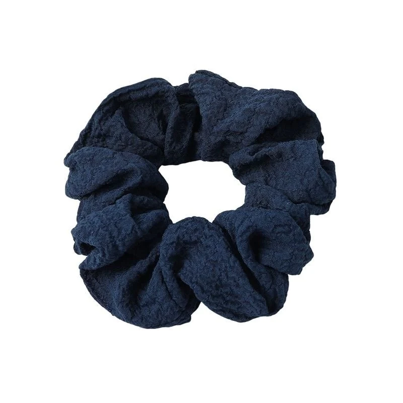 SOHO Frida Scrunchie – Dunkelblau aus Baumwolle