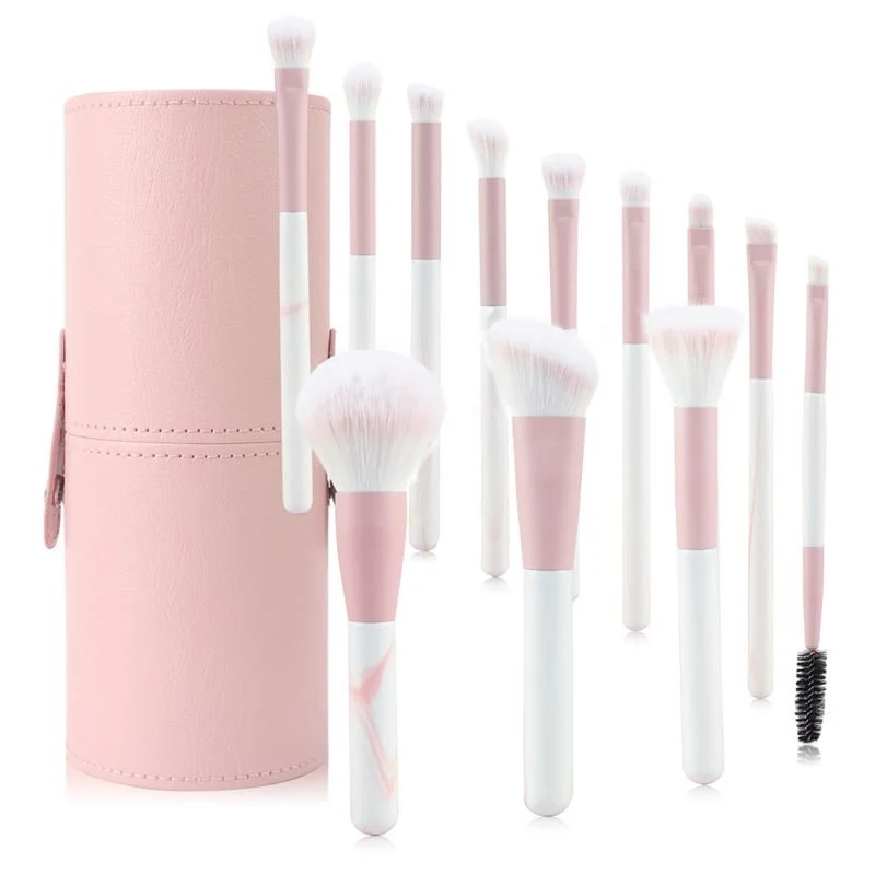 Technique PRO Blooming Make-up-Pinsel – 12 Make-up-Pinsel mit Becher-Etui