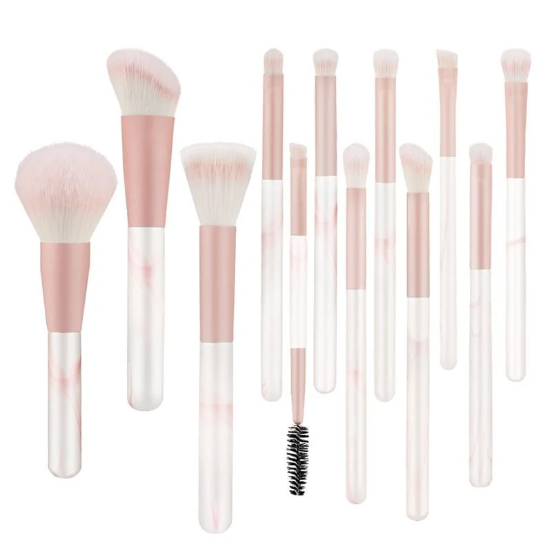 Technique PRO Blooming Make-up-Pinsel – 12 Make-up-Pinsel mit Becher-Etui