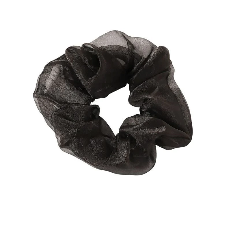 Scrunchie – SOHO Solar Organza – Schwarz