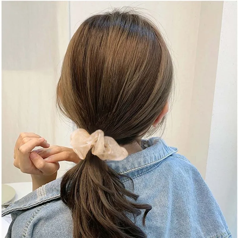 Scrunchie – SOHO Solar Organza – Schwarz