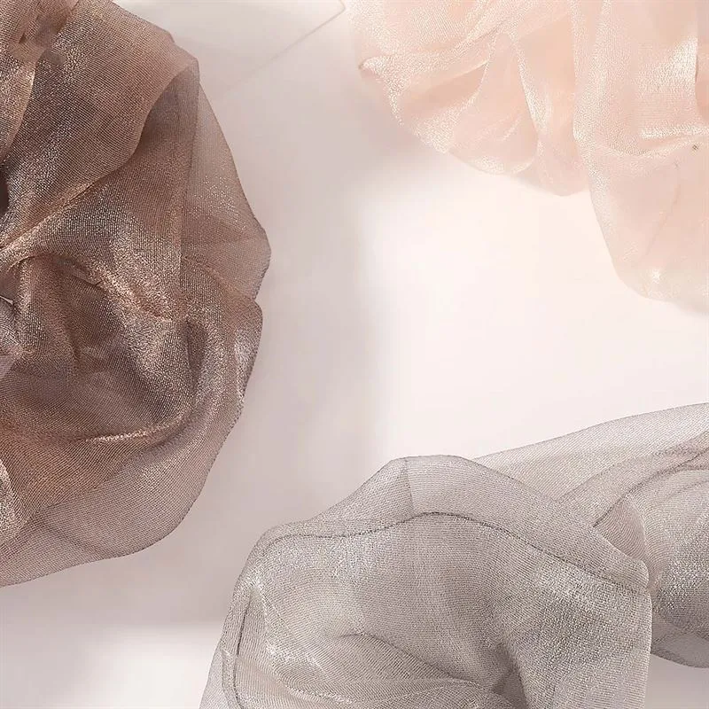 Scrunchie – SOHO Solar Organza – Schwarz