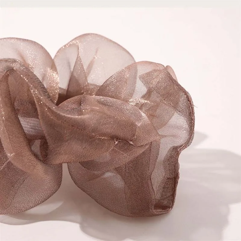 Scrunchie – SOHO Solar Organza – Schwarz