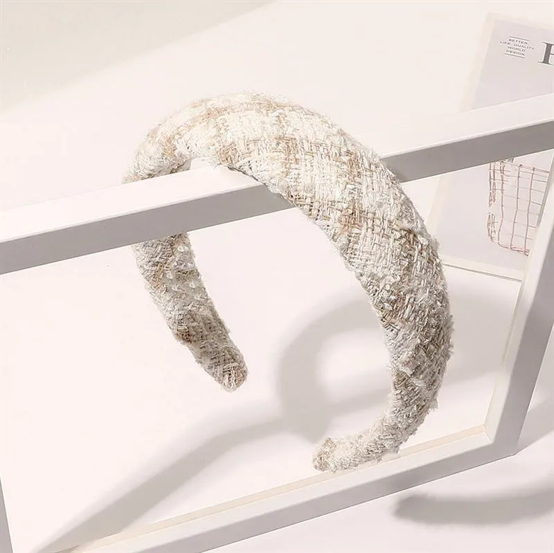 SOHO Frigga Haarreif – Breit – beige