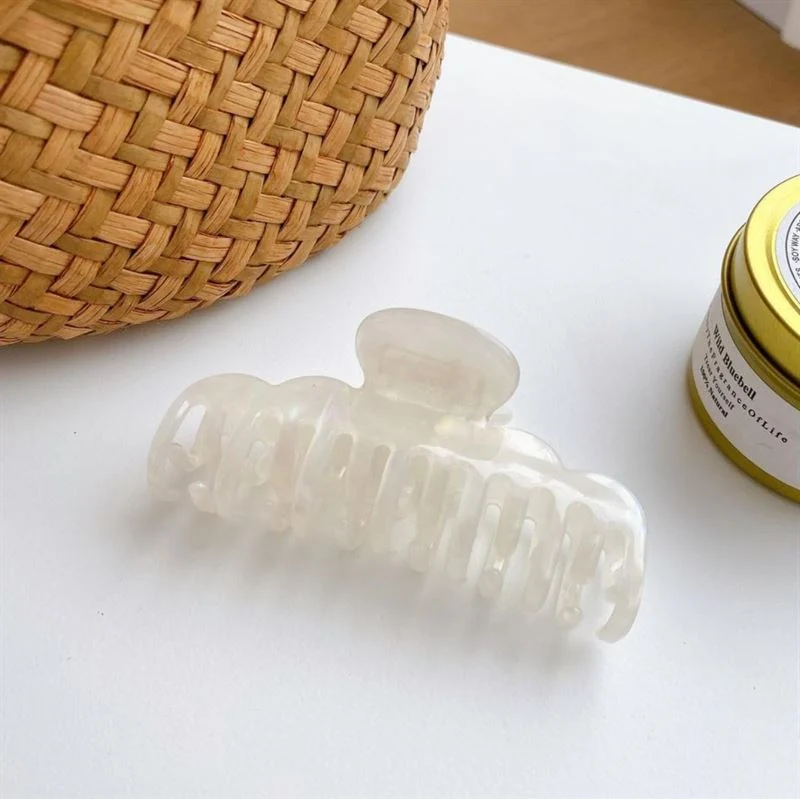 Haarspange SOHO Cloud – Weiß – 8,5 cm