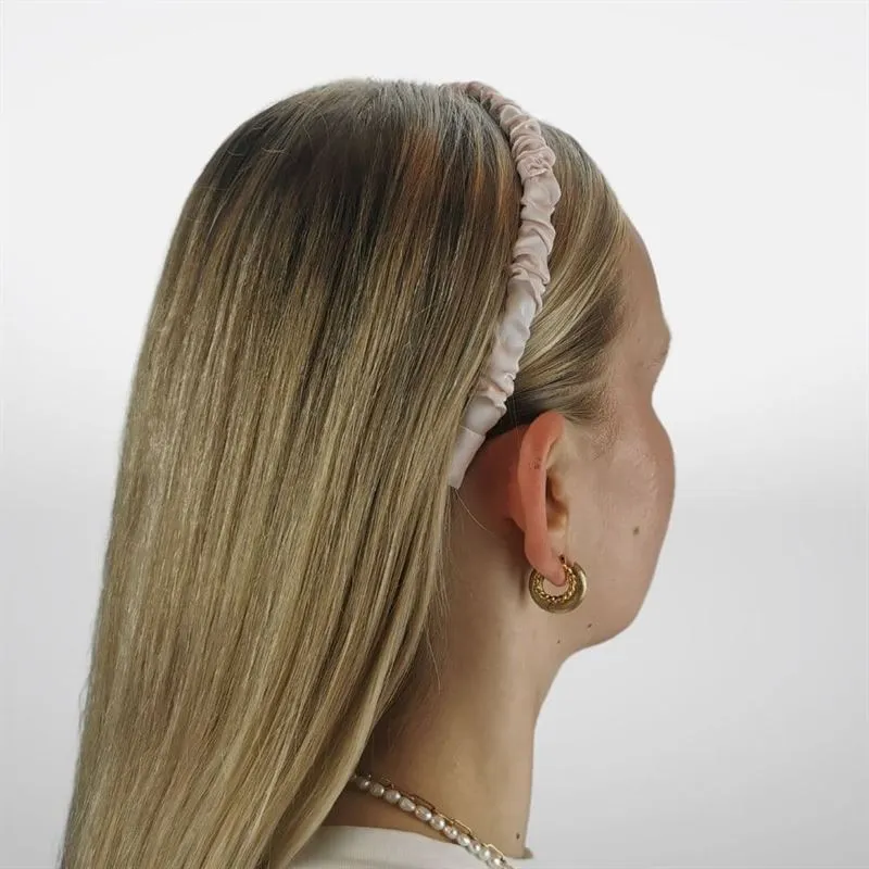 Haarreif SOHO Erin – Pastell pink aus Seide