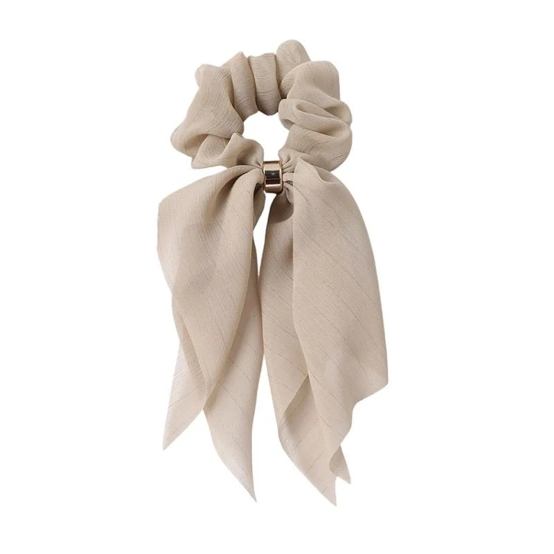 Scrunchie mit Tuch – beige – SOHO Vina